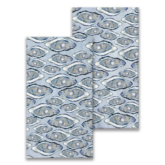 Blue Oyster Guest Towels