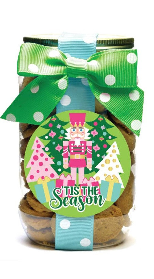 Christmas Chocolate Chip Cookies (Pastel Pint Jar): Three Options
