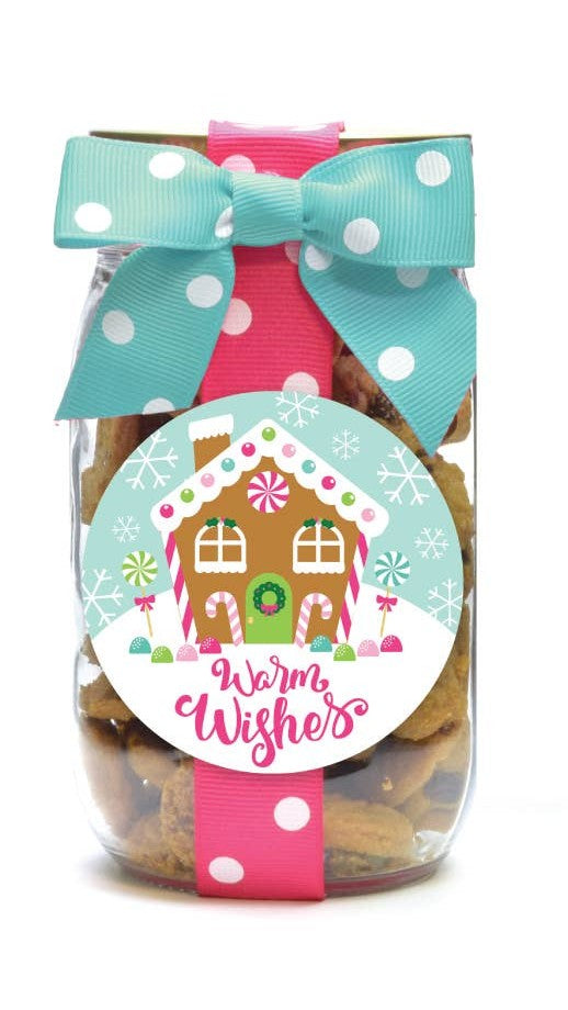 Christmas Chocolate Chip Cookies (Pastel Pint Jar): Three Options