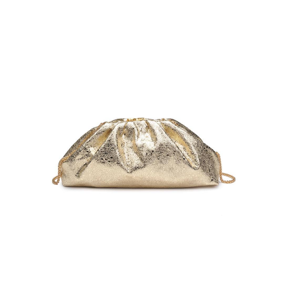 Elegance in Motion Crossbody Handbag: Gold