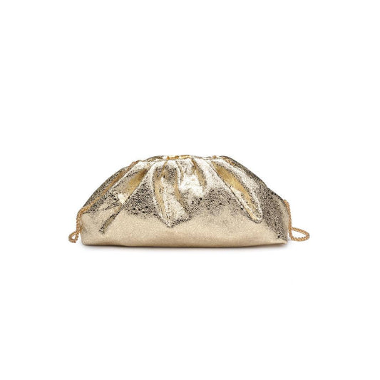 Elegance in Motion Crossbody Handbag: Gold