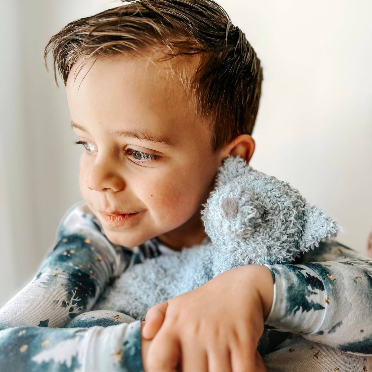Little Snuggles Lovey - Fox: Powder Blue
