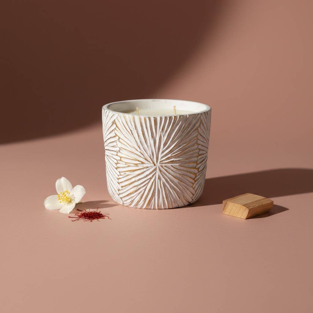 20 oz Sky Burst Candle: Zydeco Amber