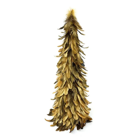 Schlappen Gilded Feather Tree - 24"