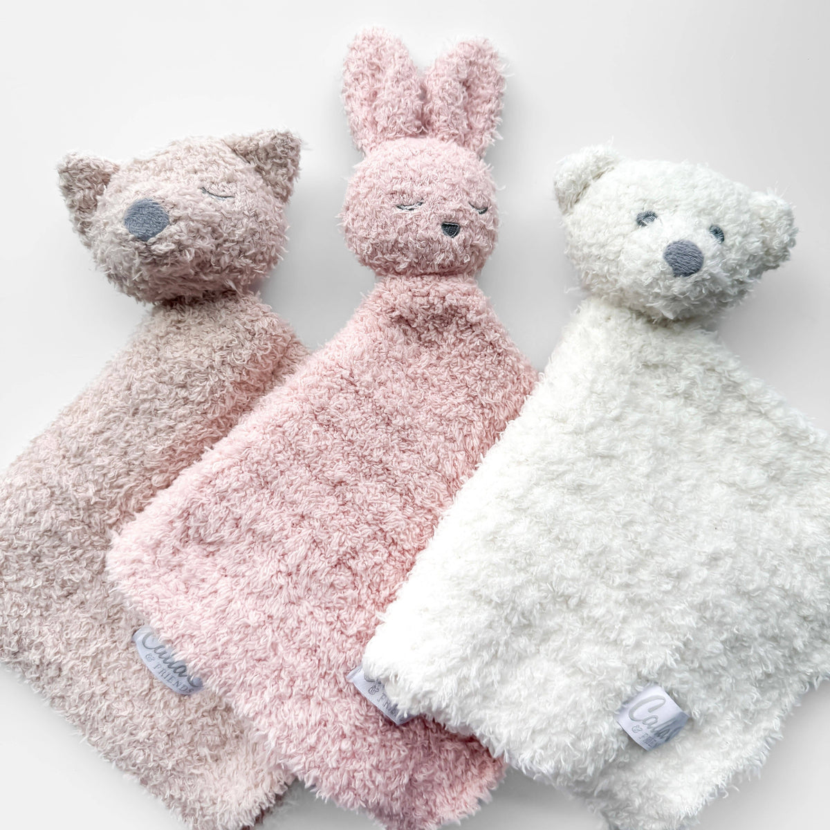 Little Snuggles Lovey - Fox: Powder Blue