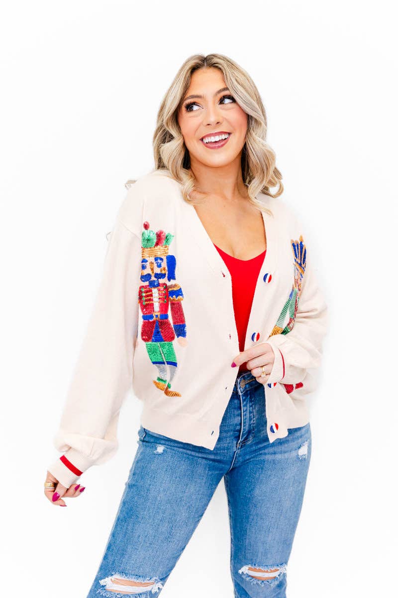 Twinkle Toyland Nutcracker Cardigan