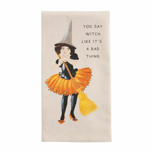 You Say Witch Tea Towel