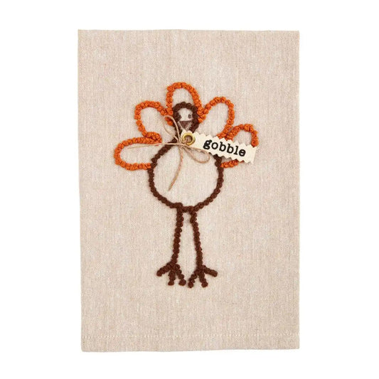 Turkey Fall Knotted Tea Towel