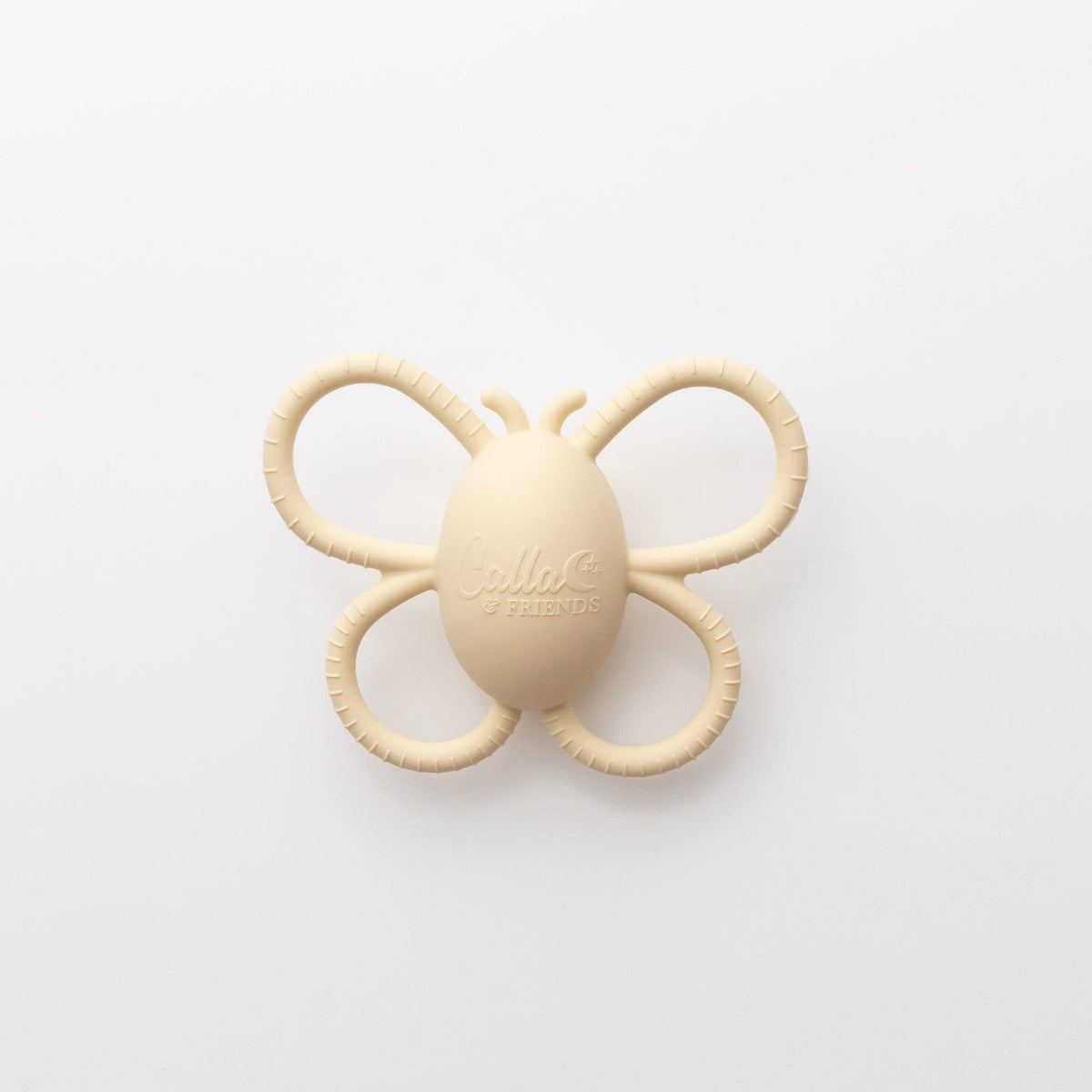 Garden Party Collection - Butterfly Rattle Teether: Lemon
