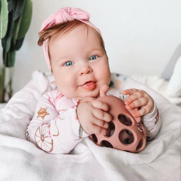 Garden Party Collection - Honey Bee Teether: Lemon
