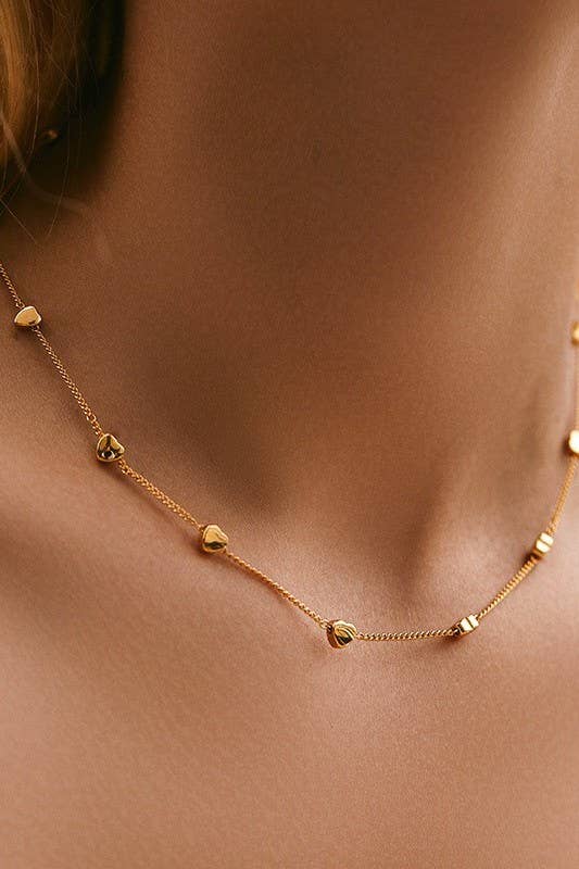 Heather Heart Necklace