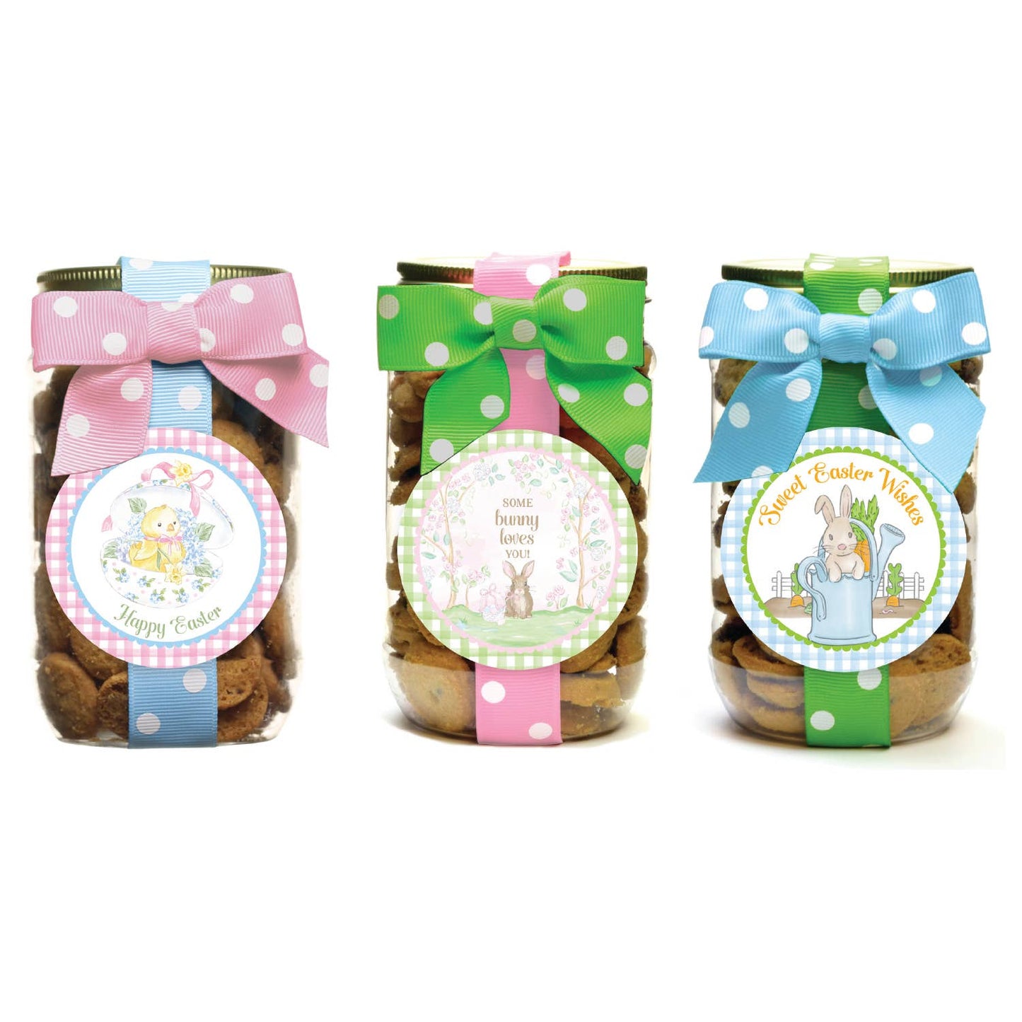 Easter Cookies (Whipped Butter)-Pink, Green, Blue