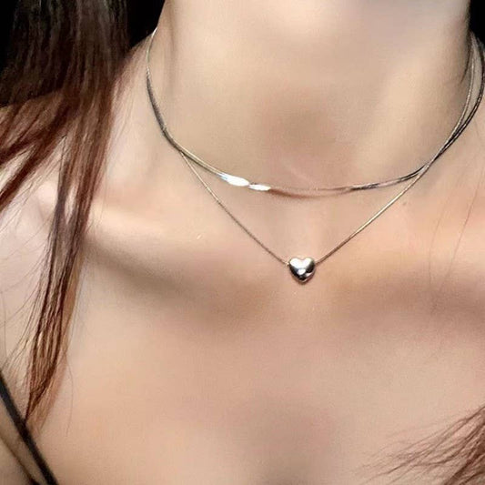 Mason Silver Layer Necklace