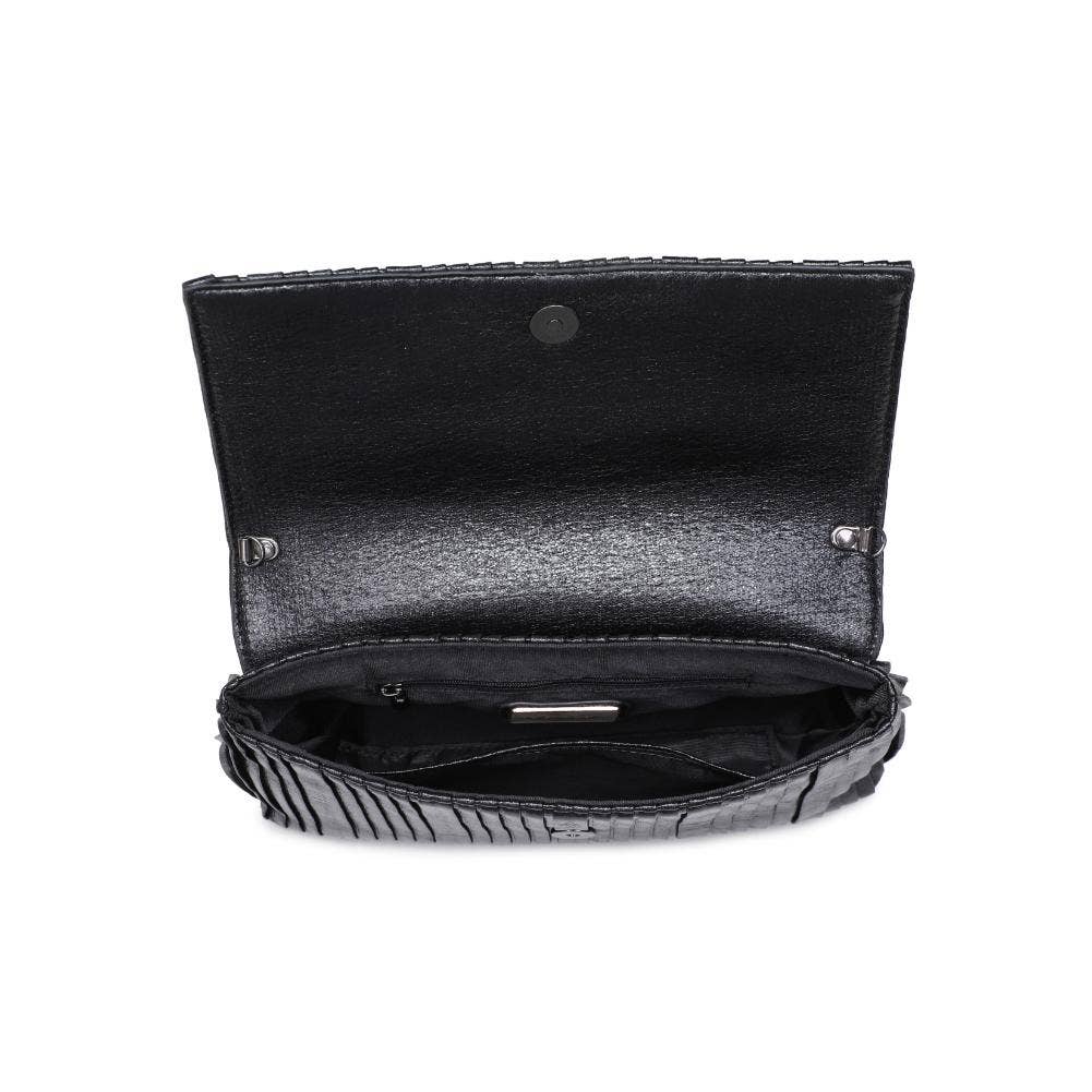 Esmeralda Clutch Handbag: Black