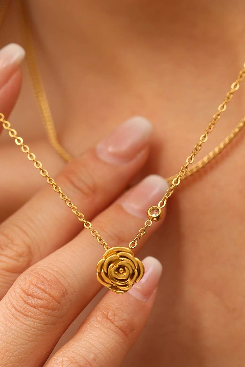 Savannah Rose Pendant Necklace
