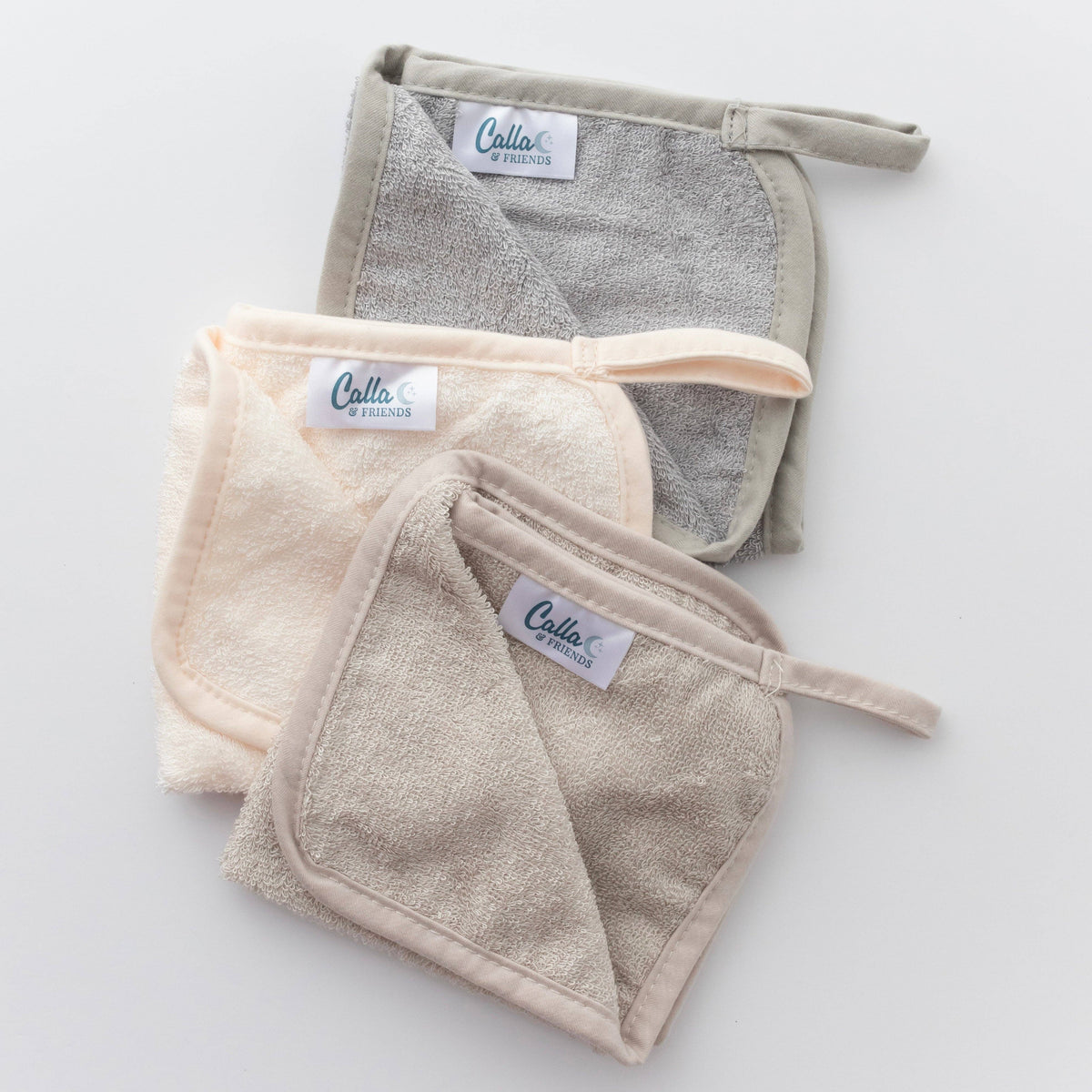 Washcloth Set: Petal Pink