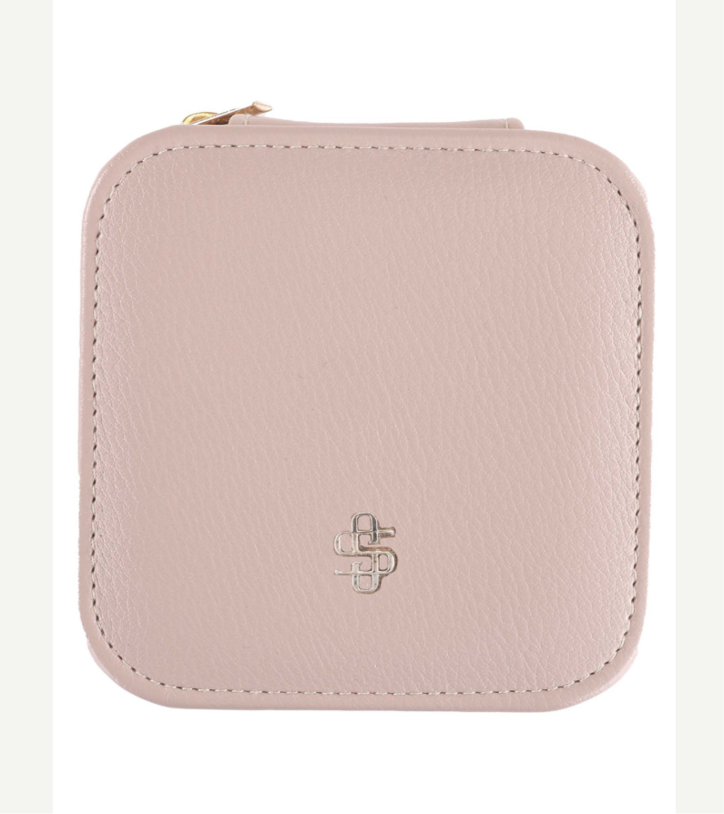 Leather Jewelry Case - Ivory