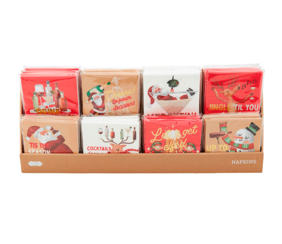 Holiday Bar Napkin Sets