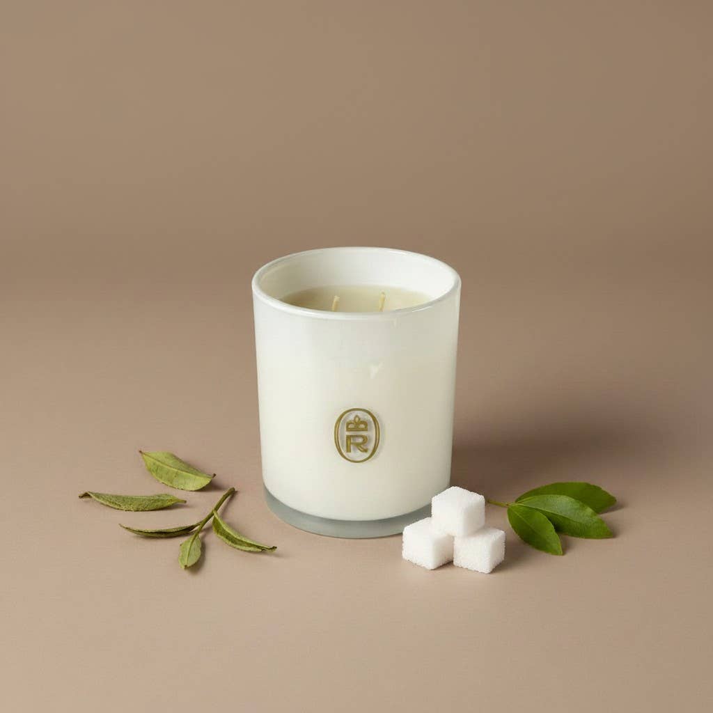 14 oz Boxed Glass Candle: Garden District