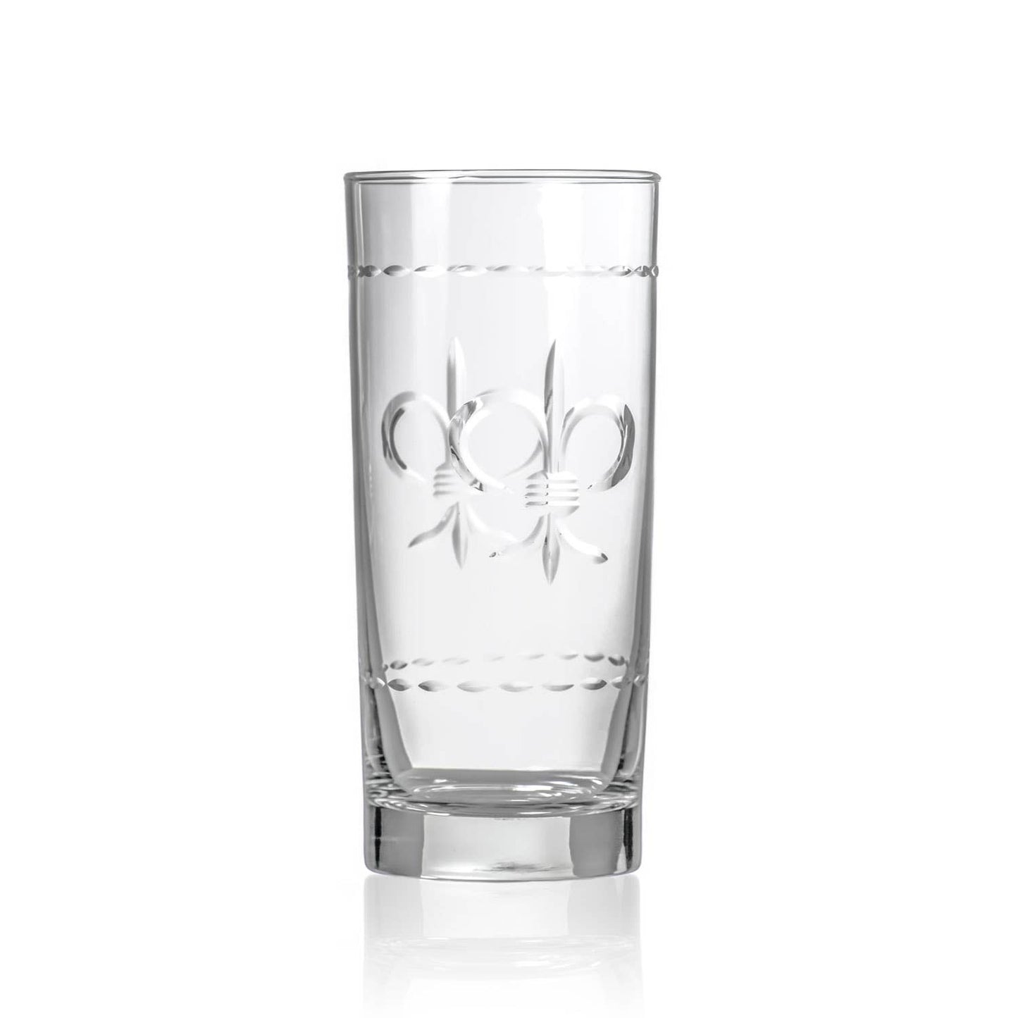 Fleur De Lis Cooler Glass