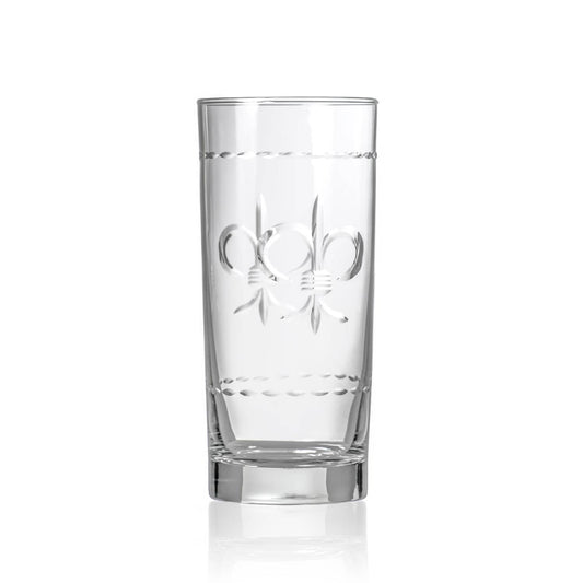 Fleur De Lis Cooler Glass