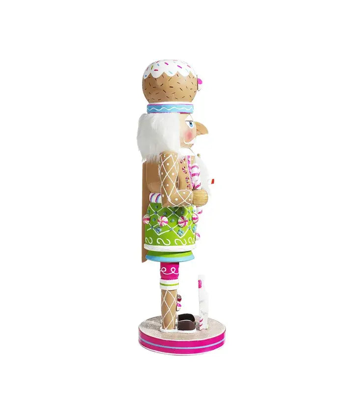 16” Wooden Gingerbread Nutcracker