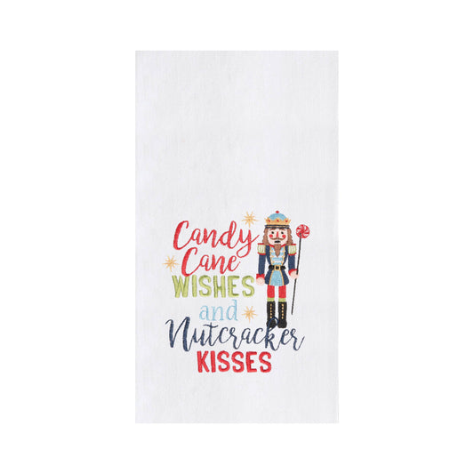 Nutcracker Kisses Tea Towel