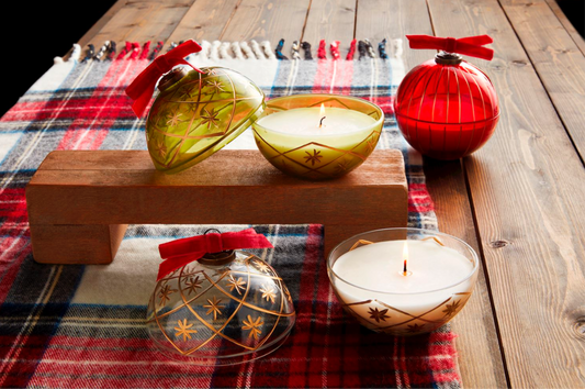 Glass Ornament Candles