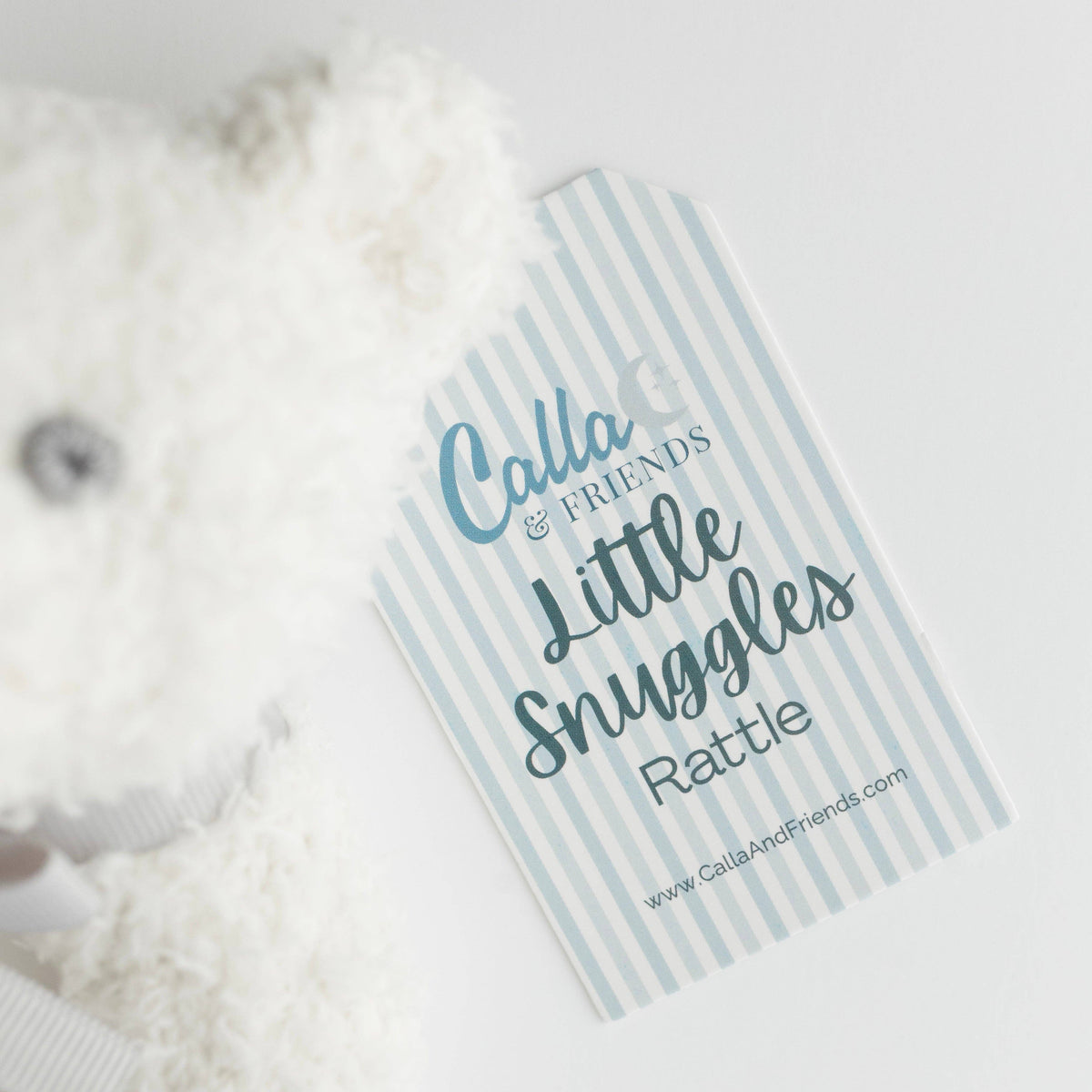 Little Snuggles Rattle - Bear: Petal Pink