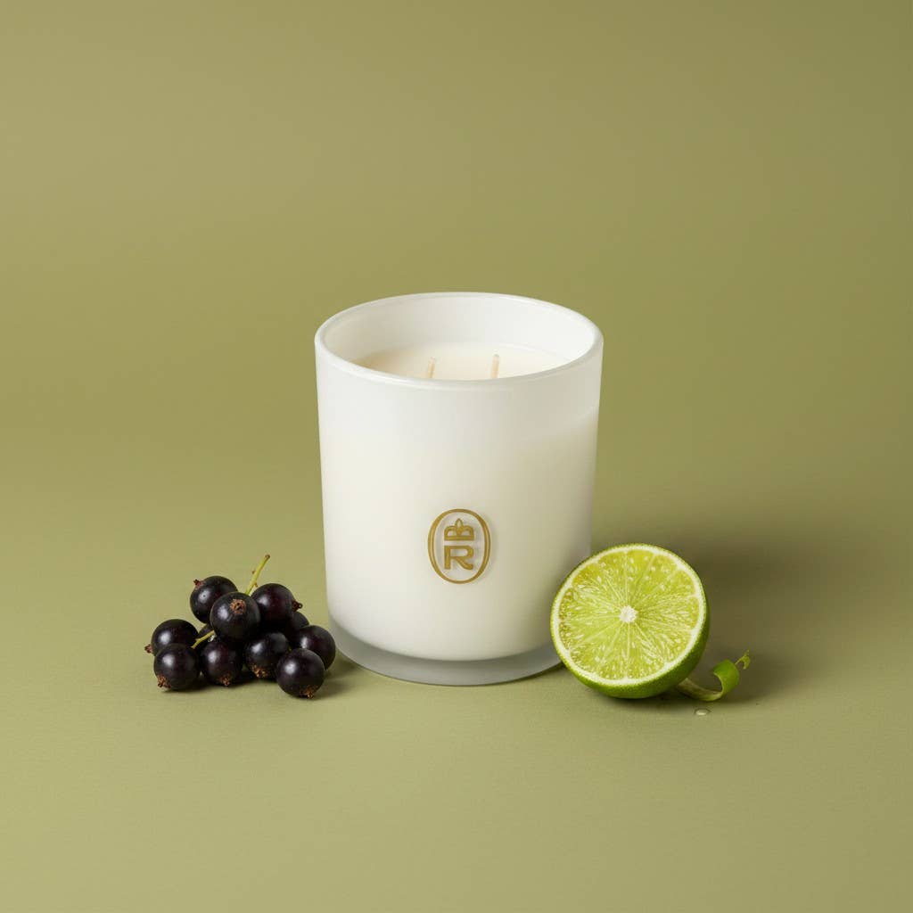 14 oz Boxed Glass Candle: Garden District