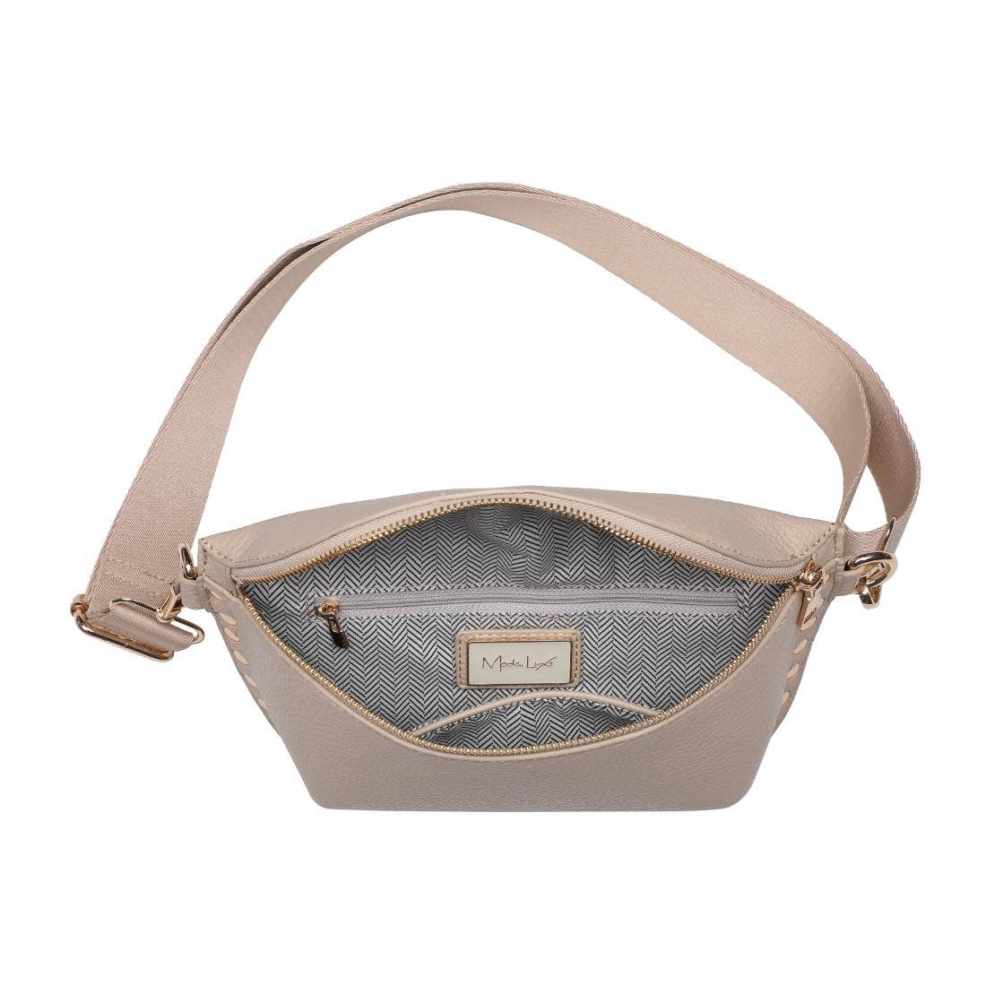 Gizelle Belt Bag: Natural