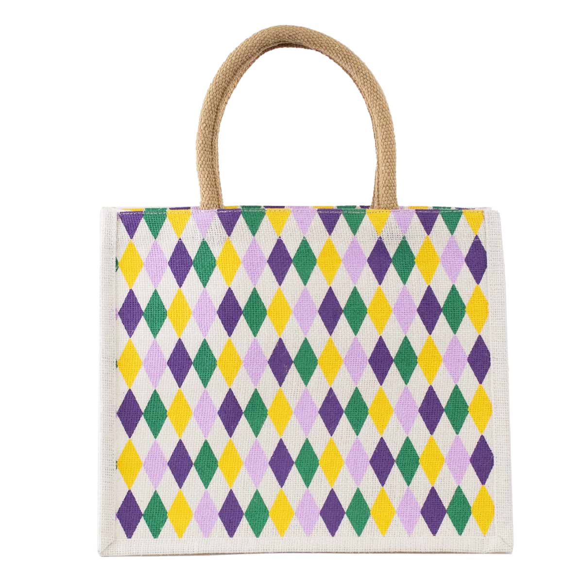 Mardi Gras Harlequin Gift Tote