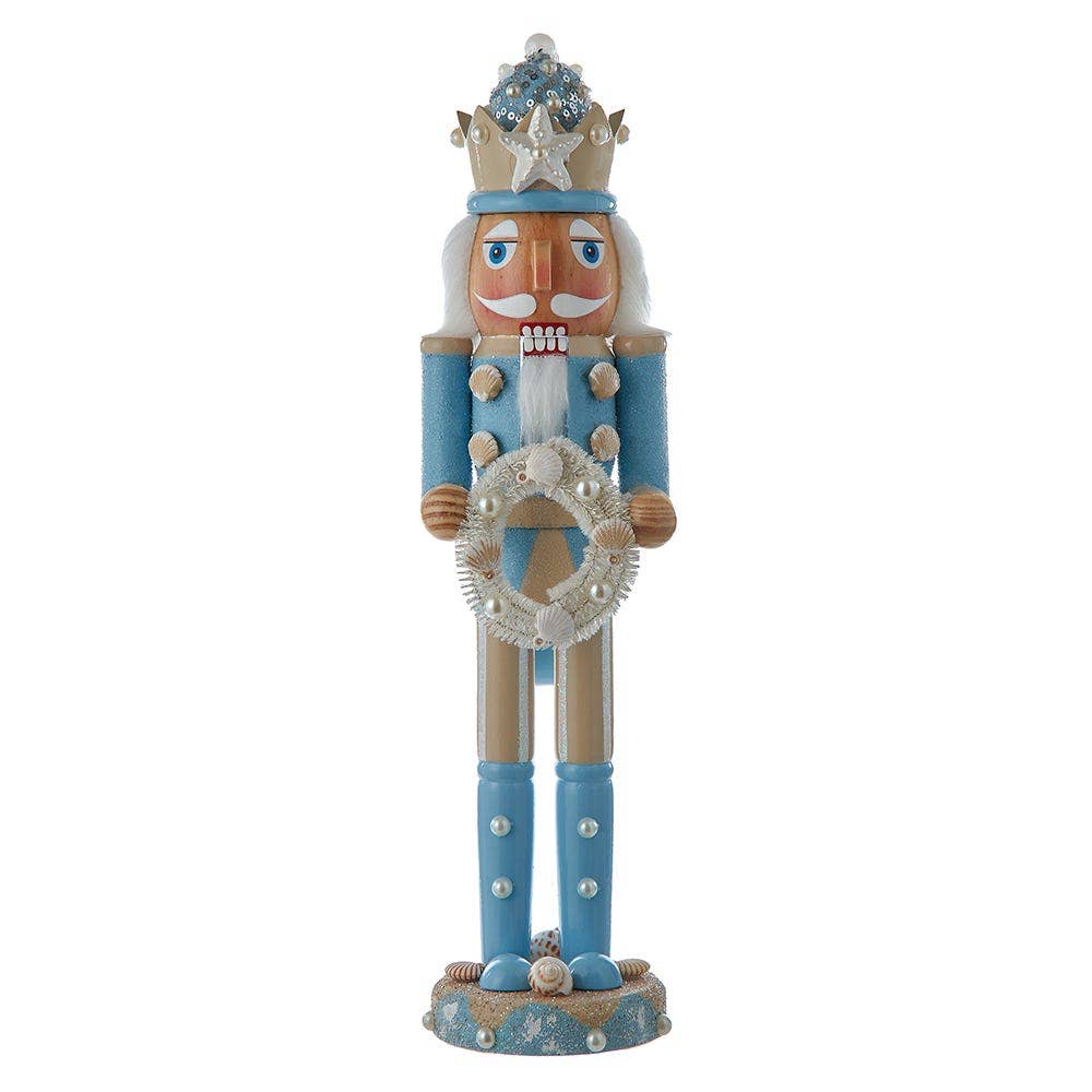 15” Wooden Beach Nutcracker