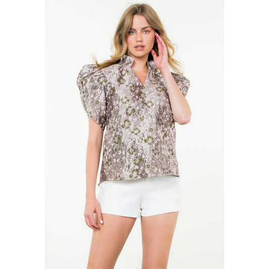 Solene Textured Romance Top