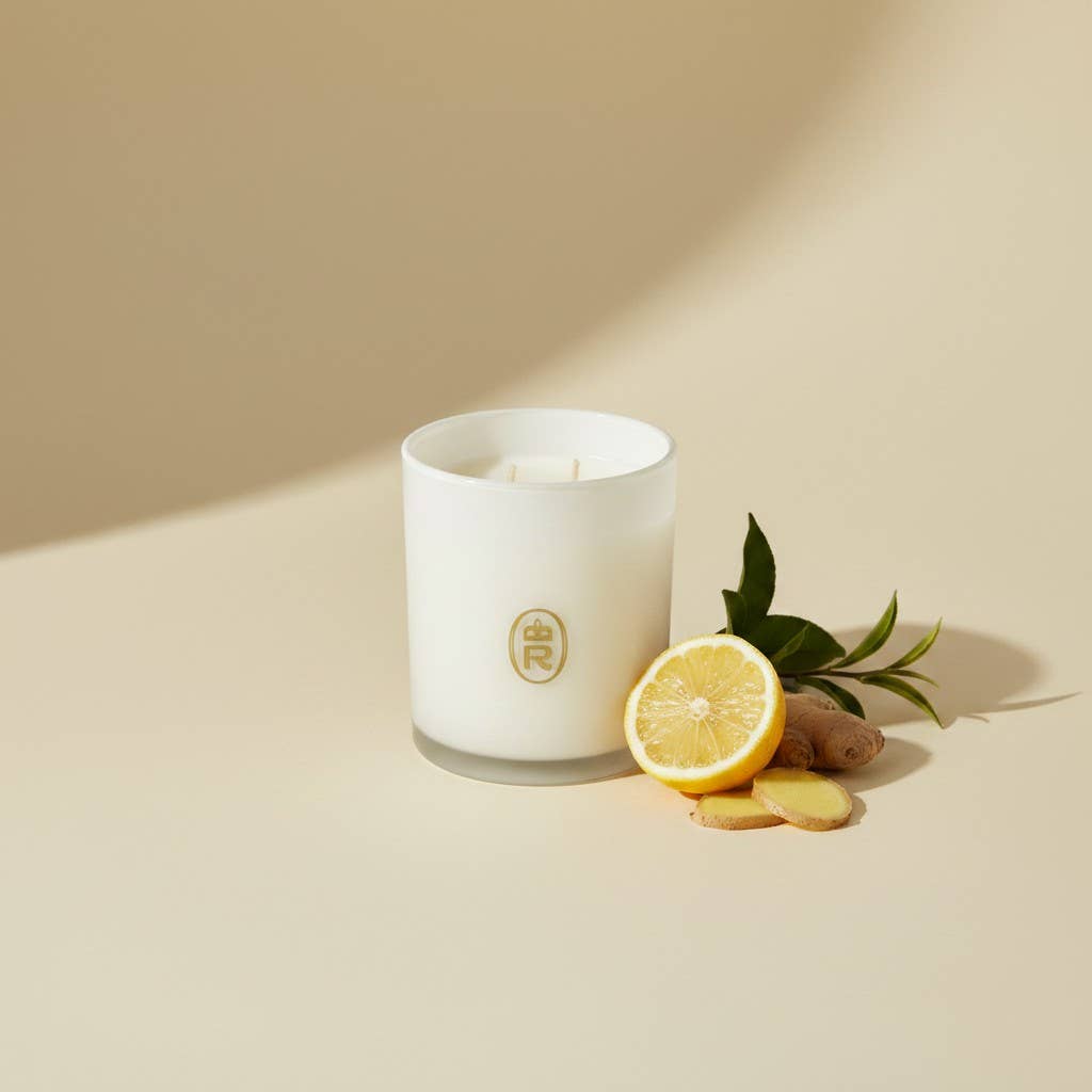 14 oz Boxed Glass Candle: Zydeco Amber