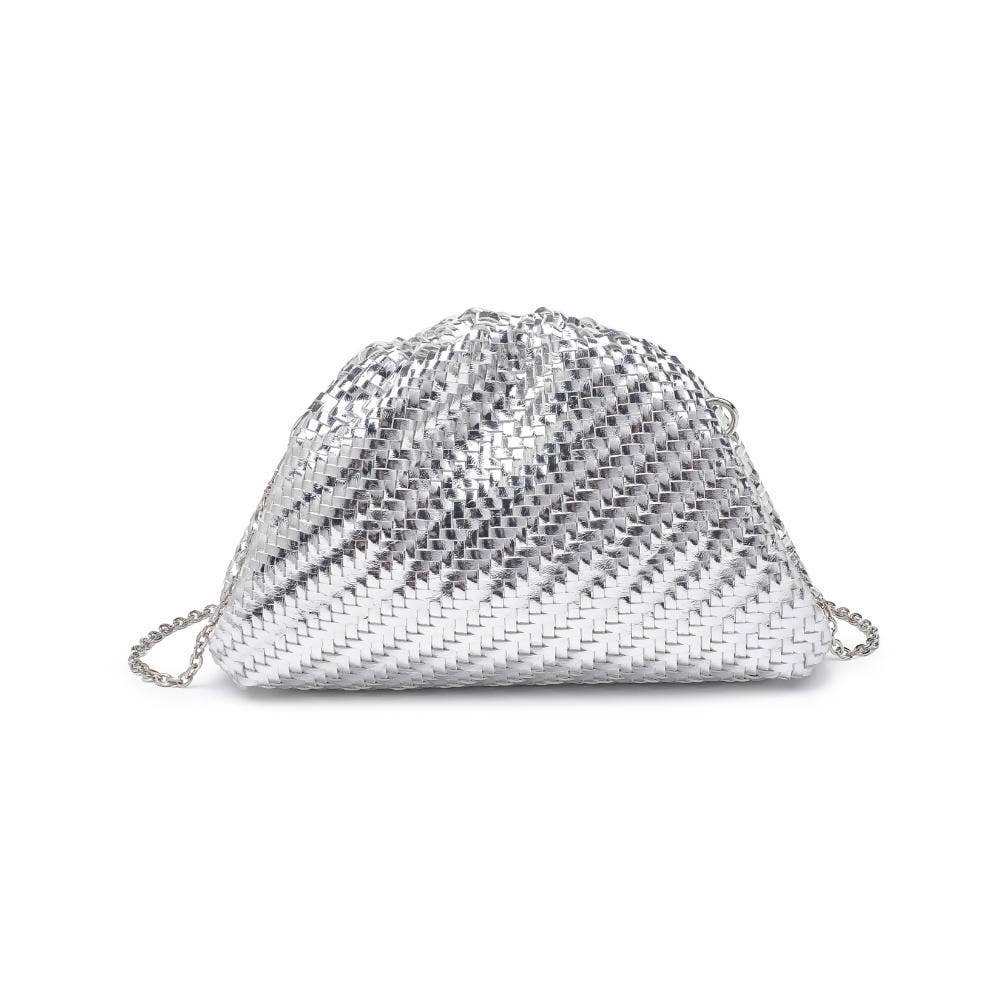Serena Crossbody Handbag: Silver