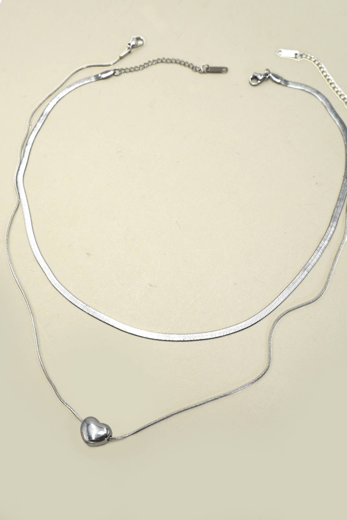 Mason Silver Layer Necklace