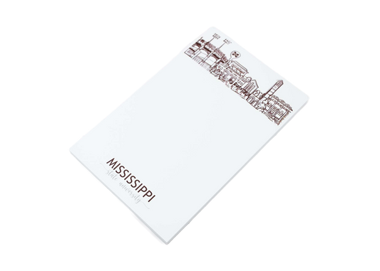 Campus Skyline Notepad - Mississippi State University