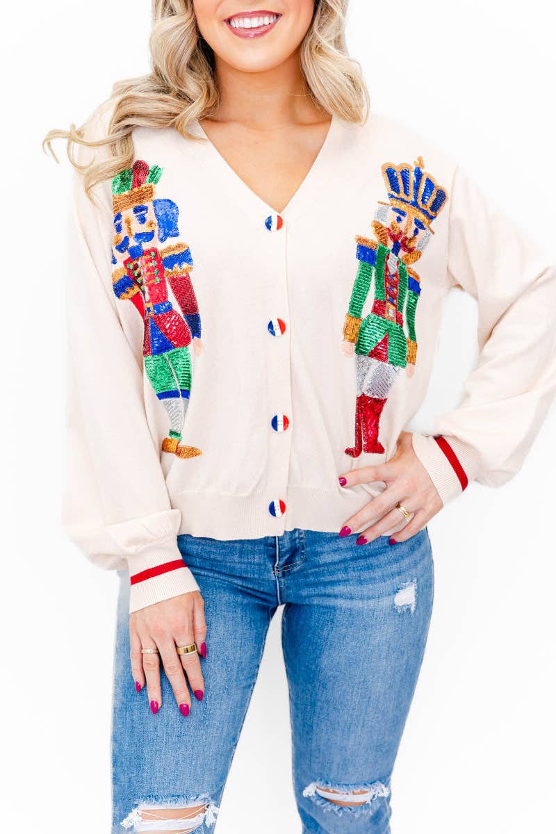 Twinkle Toyland Nutcracker Cardigan