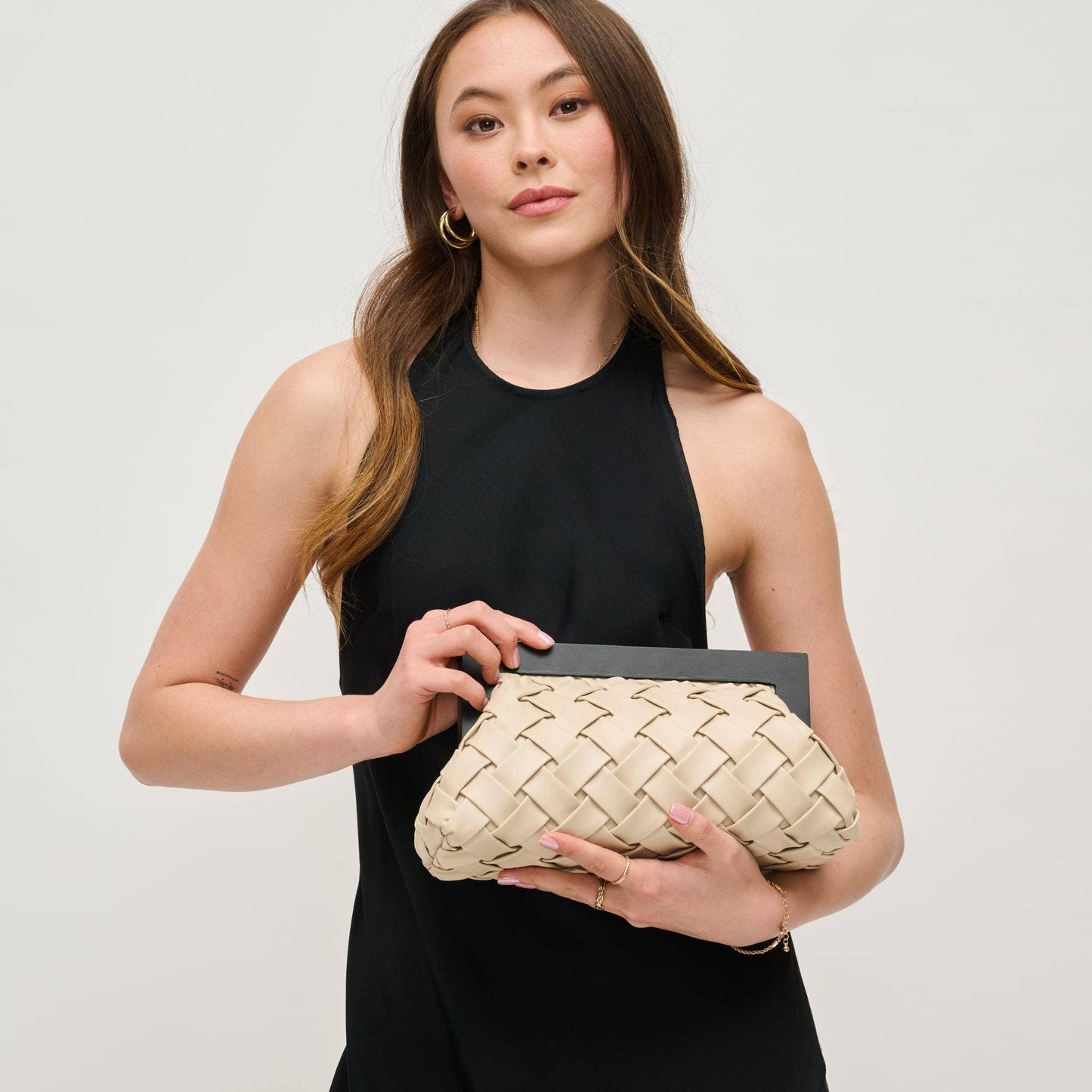 Jamie Woven Clutch