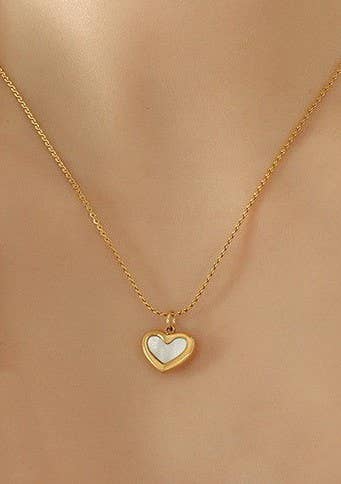 Graceful Heart Pendant Necklace
