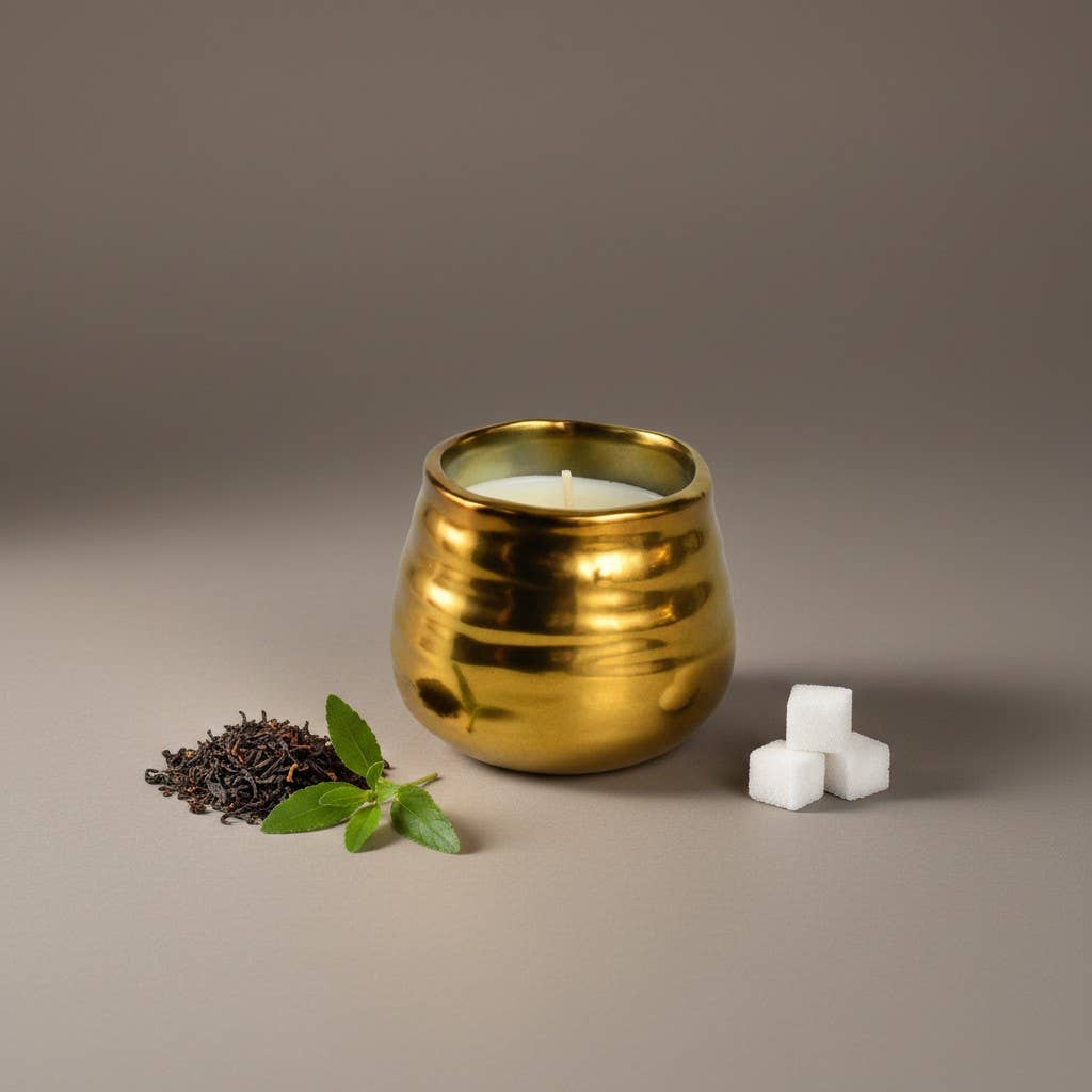 8 oz Midas Candle: Vanilla Lume