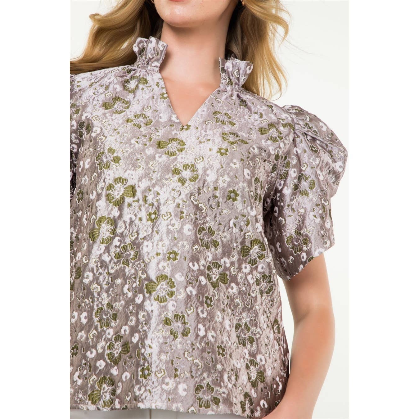 Solene Textured Romance Top