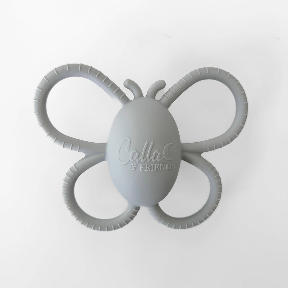 Garden Party Collection - Butterfly Rattle Teether: Lemon