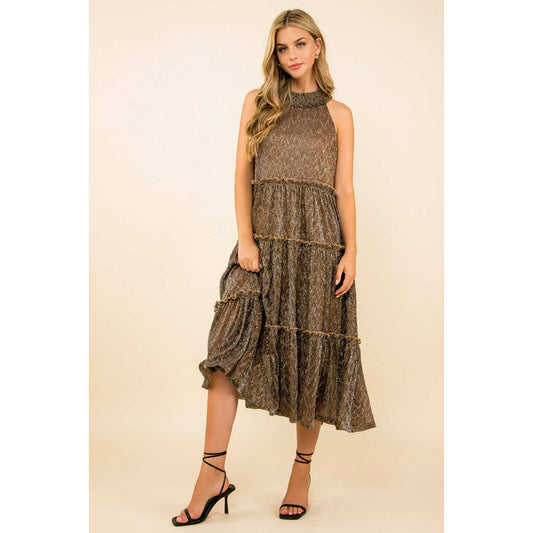 Haltered Haze Tier Dress