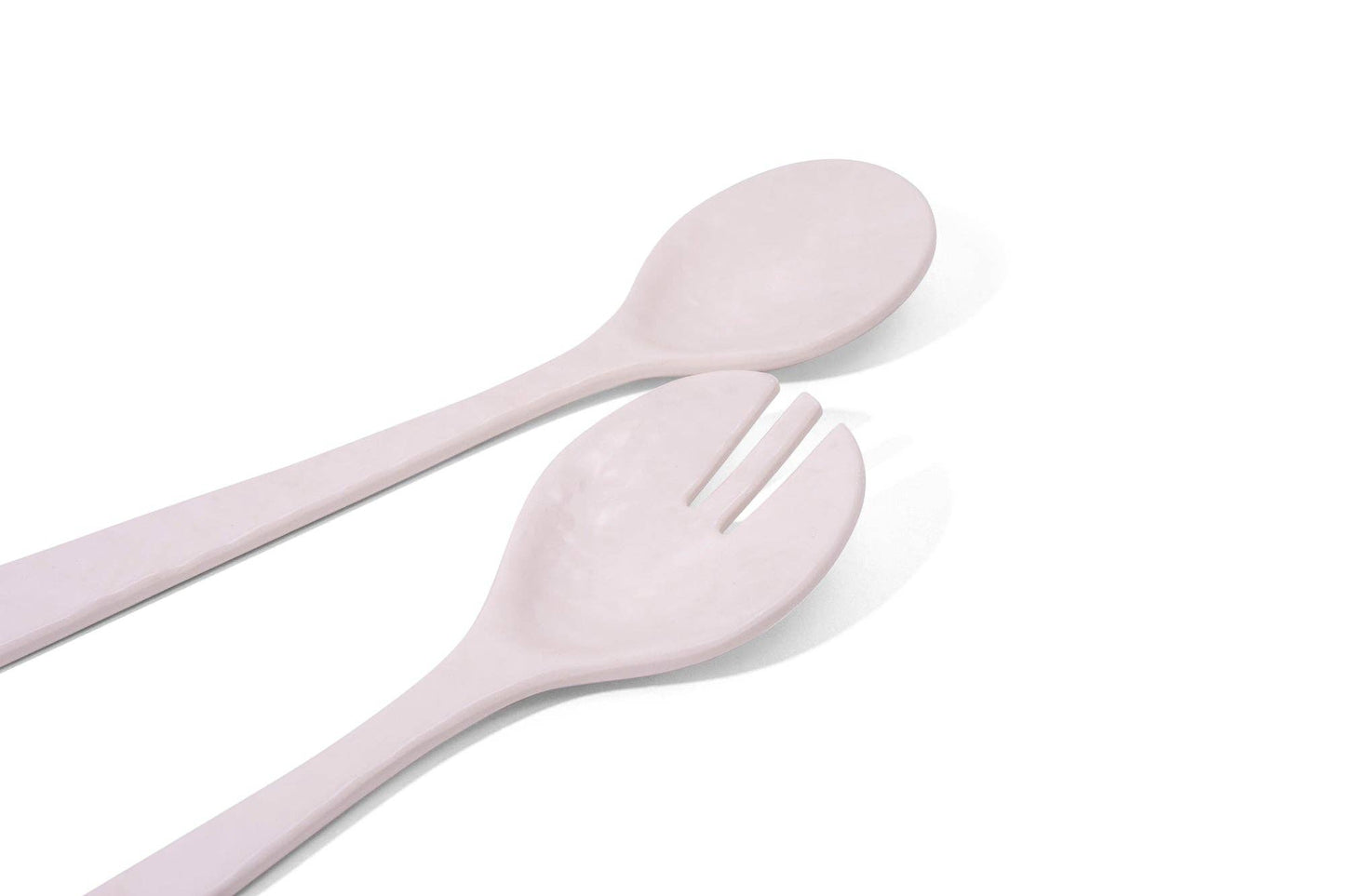Melamine Salad Servers: White