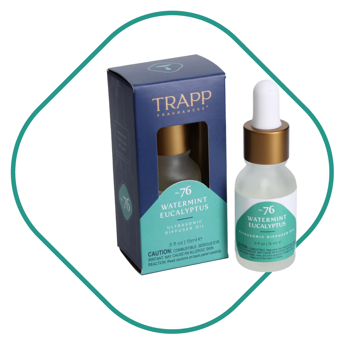 Trapp Watermint Eucalyptus Ultrasonic Diffuser Oil