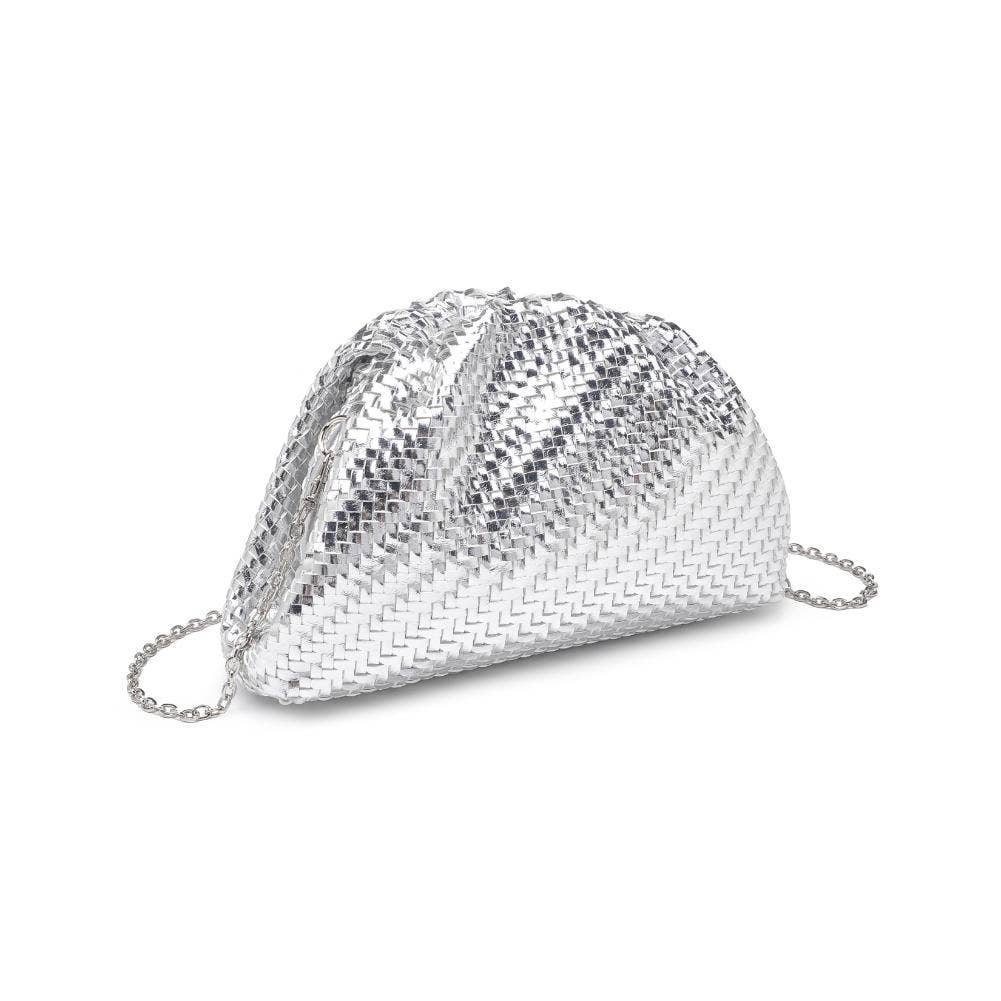 Serena Crossbody Handbag: Silver