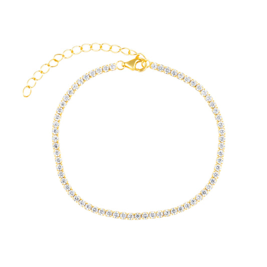 Chloe Tennis Bracelet - Gold