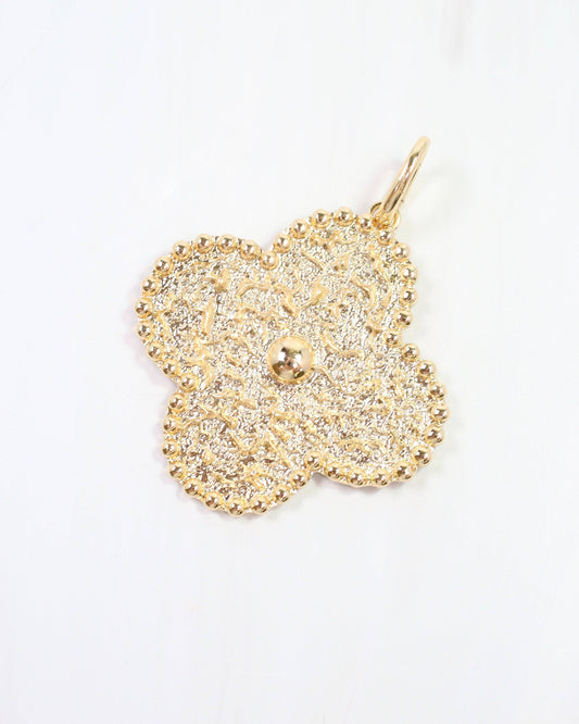 Camden Large Gold Clover Charm Gold